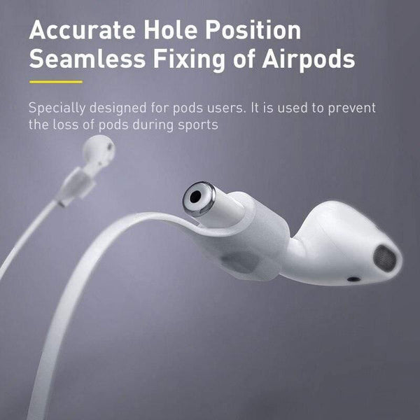 Baseus Anti-lost Neck Strap Wireless Earphone String Rope for Airpods 1/2 Magnetic attraction luminous Anti-loss Lanyard