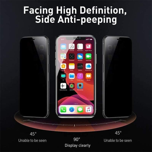 Baseus Anti-spy Privacy Tempered Glass For iPhone 11 Pro Glass Ultra Thin 3D Screen Protector Film For iPhone 11 Pro Max Glass