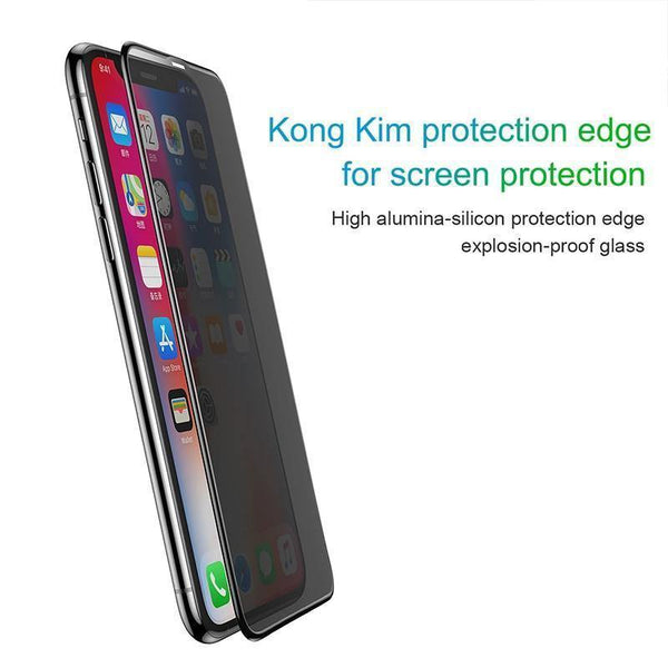 Planet Gates Baseus Anti Spy Screen Protector For iPhone X 0.3mm Full Coverage 9H Tempered Glass For iPhone X Protective Glass Film