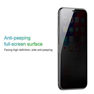 Planet Gates Baseus Anti Spy Screen Protector For iPhone X 0.3mm Full Coverage 9H Tempered Glass For iPhone X Protective Glass Film