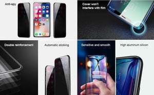 Planet Gates Baseus Anti Spy Screen Protector For iPhone Xs Xs Max XR 2018 Full Coverage Tempered Glass For iPhone Xs Xs Max Protective Glass