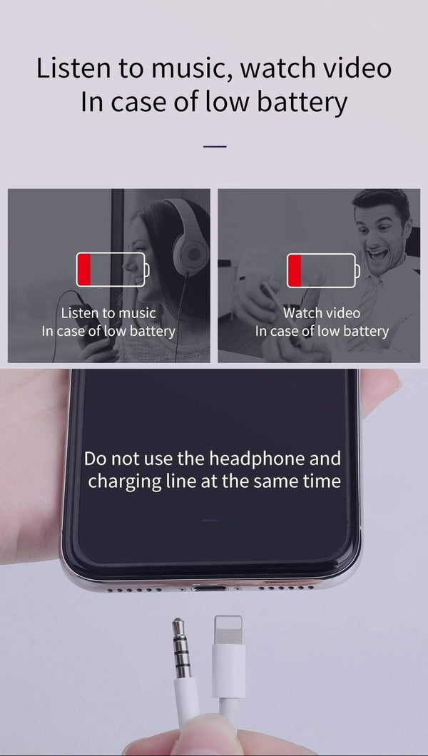 Planet Gates Baseus Audio Aux Adapter For iPhone XS Max XR X 8 7 Plus Splitter For Lightning to 3.5mm Jack Headphone Connector OTG Adapter