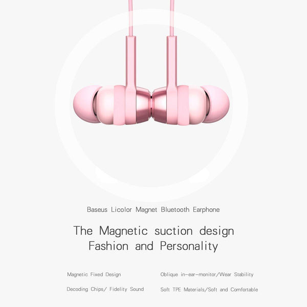 Planet Gates Baseus B11 Magnet Wireless Bluetooth Earphone Sport V4.1 Bluetooth Headset Headphone With Mic Stereo Earbuds For iPhone Xiaomi