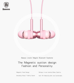 Planet Gates Baseus B11 Magnet Wireless Bluetooth Earphone Sport V4.1 Bluetooth Headset Headphone With Mic Stereo Earbuds For iPhone Xiaomi