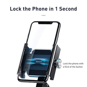 Baseus Bike Phone Holder Universal Motorcycle Bicycle Mobile Phone Stand Handlebar Rear View Mirror Clip Phone Holder Bracket