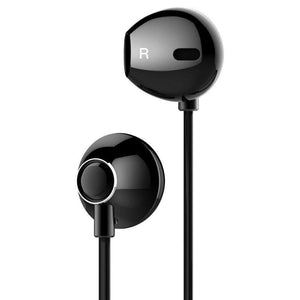 Baseus C06 USB Type-c Earphone Stereo Sound Earbuds With mic for Xiaomi mi 9 8 se note 3 Oppo Find X (BLACK)