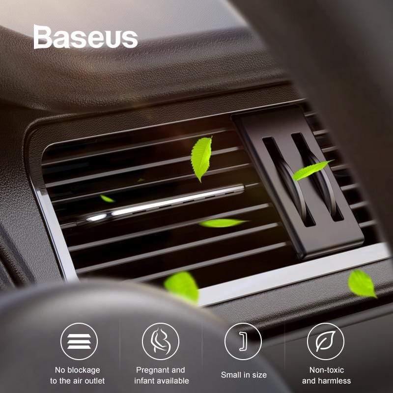 Baseus Car Air Freshener Perfume Fragrance for Auto Car Air Vent Freshener Air Conditioner Clip Diffuser Solid Perfume
