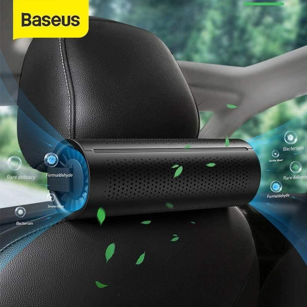 Baseus Car Air Purifier Vehicle Air Cleaner Air Freshener Auto Mist Maker Pm2.5 Eliminator Activated Carbon Crystal Purifying