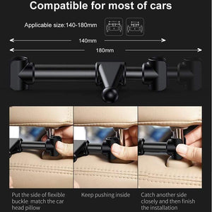 Baseus Car Back Seat Headrest Holder for 4.7-12.9inch Pad Car Phone Holder Backseat Mount for Pad Tablet PC Auto Headrest Holder