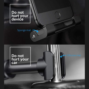 Baseus Car Back Seat Headrest Holder for 4.7-12.9inch Pad Car Phone Holder Backseat Mount for Pad Tablet PC Auto Headrest Holder