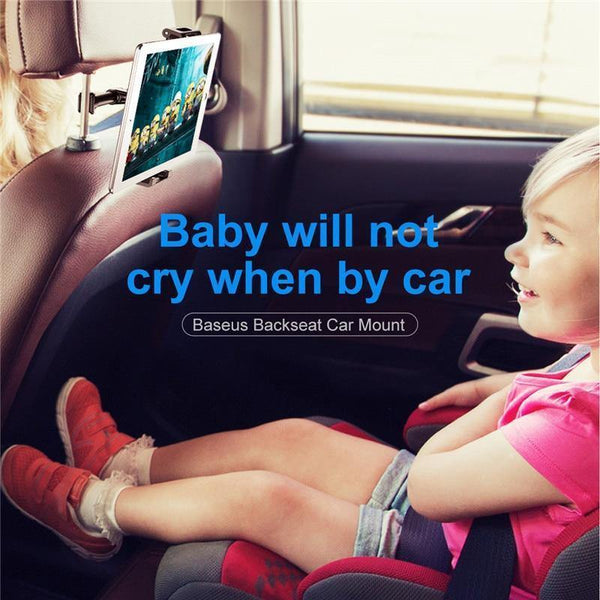 Planet Gates Baseus Car Back Seat Headrest Mount Holder For iPad 4.7-12.9 inch 360 Rotation Universal Tablet PC Auto Car Phone Holder Stand