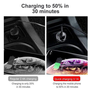 Baseus Car Charger Cigarette Lighter Socket Splitter Hub Power Adapter for iPhone Samsung Mobile Phone Expander Charger DVR GPS