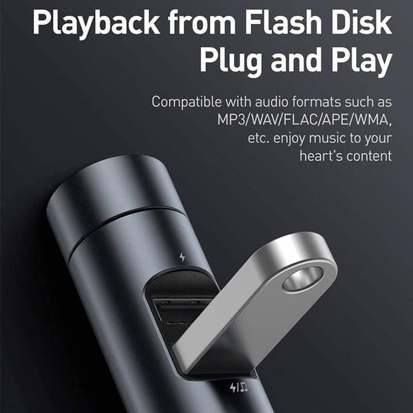 Baseus Car Charger FM Transmitter Modulator Bluetooth Wireless Audio MP3 Player Dual USB Mobile Phone Charger for iPhone Samsung