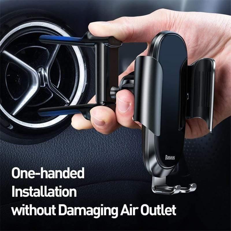 Baseus Car Holder For Phone 360 Degree Air Vent Mount Car Phone Holder Stand For iPhone 11 Samsung Gravity Mobile Phone Holder