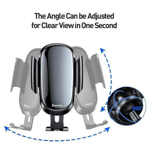 Baseus Car Holder For Phone 360 Degree Air Vent Mount Car Phone Holder Stand For iPhone 11 Samsung Gravity Mobile Phone Holder