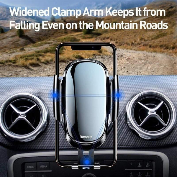 Baseus Car Holder For Phone 360 Degree Air Vent Mount Car Phone Holder Stand For iPhone 11 Samsung Gravity Mobile Phone Holder