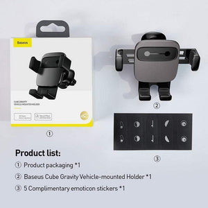Baseus Car Holder for Phone Gravity Mobile Phone Stand Support Holder in Car Air Vent Mount for iPhone Samsung Car Phone Holder