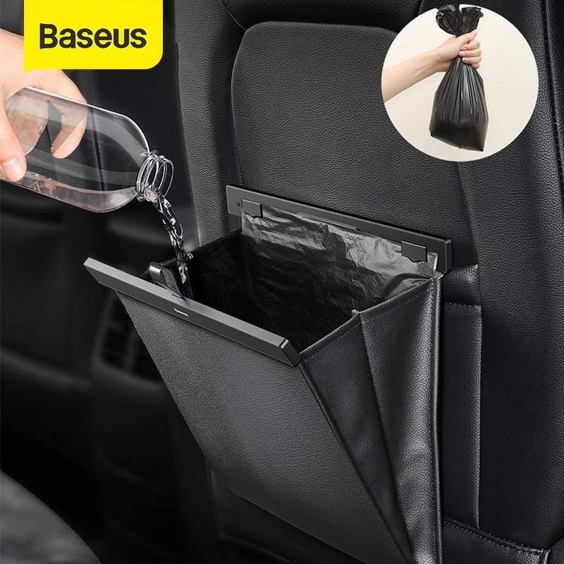 Baseus Car Organizer Car Trunk PU Leather Back Seat Storage Bag Auto Cargo Storage Box Universal For Cars Luggage Travel Pocket