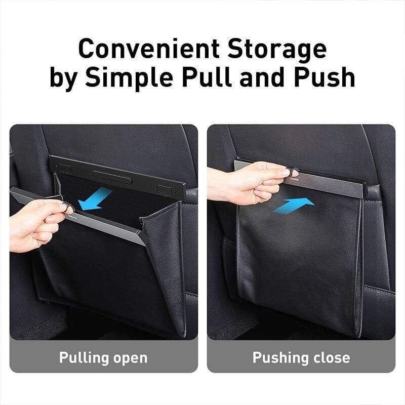 Baseus Car Organizer Car Trunk PU Leather Back Seat Storage Bag Auto Cargo Storage Box Universal For Cars Luggage Travel Pocket
