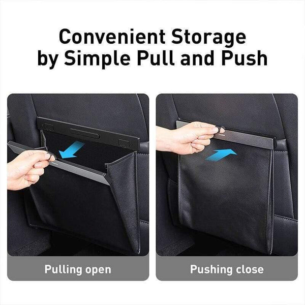 Baseus Car Organizer Car Trunk PU Leather Back Seat Storage Bag Auto Cargo Storage Box Universal For Cars Luggage Travel Pocket