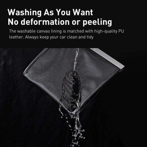 Baseus Car Organizer Car Trunk PU Leather Back Seat Storage Bag Auto Cargo Storage Box Universal For Cars Luggage Travel Pocket