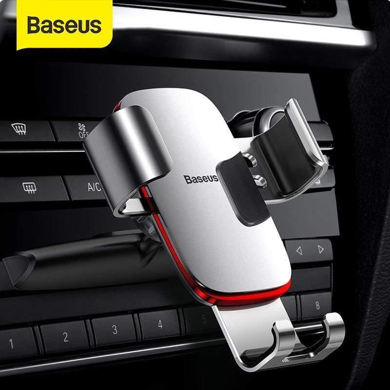 Baseus Car Phone Holder for Car CD Slot Air Vent Mount Phone Holder Stand for iPhone Samsung Metal Gravity Mobile Phone Holder