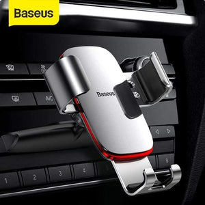 Baseus Car Phone Holder for Car CD Slot Air Vent Mount Phone Holder Stand for iPhone Samsung Metal Gravity Mobile Phone Holder