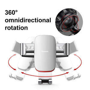 Baseus Car Phone Holder for Car CD Slot Air Vent Mount Phone Holder Stand for iPhone Samsung Metal Gravity Mobile Phone Holder