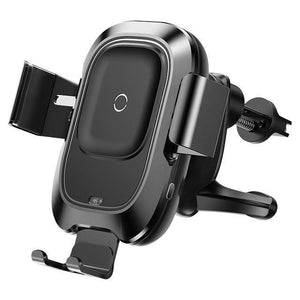Planet Gates Baseus Car Phone Holder for iPhone Intelligent Infrared Sensor Qi Car Wireless Charger Air Vent Mount Mobile Phone Holder Stand
