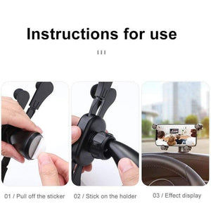 Baseus Car Phone Holder for iPhone Samsung Gravity Mount Holder Stand Dashboard Car Holder for Huawei Xiaomi Mobile Phone Holder