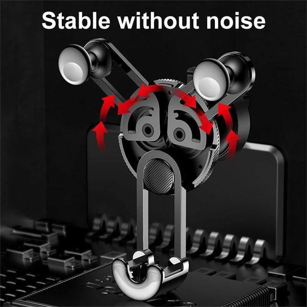 Baseus Car Phone Holder Gravity Air Vent Mount Mobile Phone Holder Stand for Android Smartphone with USB C Cable for Samsung