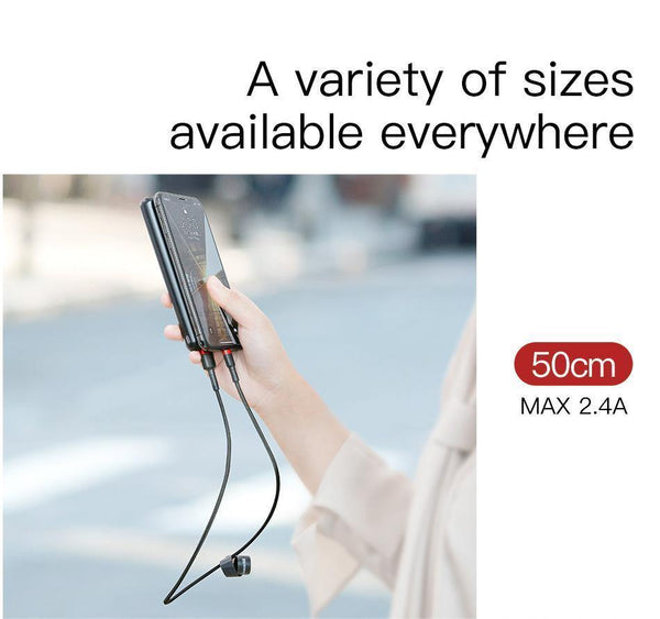 Planet Gates Baseus Classic USB Cable for iPhone xs max Charger USB Data Cable for iPhone X 8 6 6s 2.4A USB Charging Cable Phone Cord Adapter