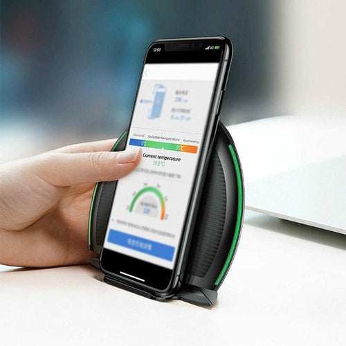 Baseus Collapsible Qi Wireless Charger for iPhone 11 Pro Max X XR XS Multifunction Fast Wireless Charging for Samsung S9/S9+/S8 (black)