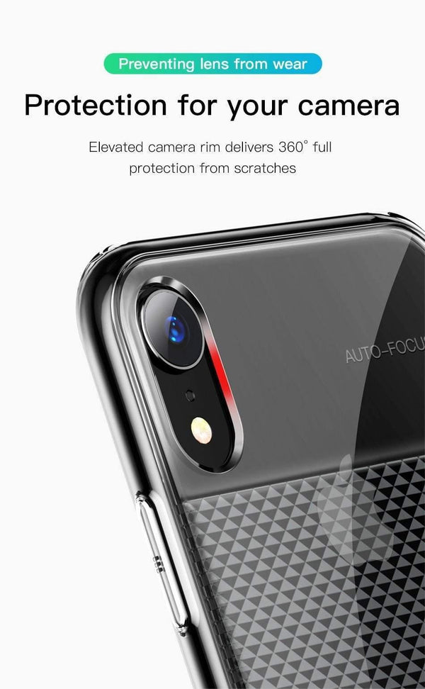 Planet Gates Baseus Crystal Soft Silicone Case For iPhone XR Ultra Thin TPU Back Cover For iPhone XR 6.1 2018 Phone Cases