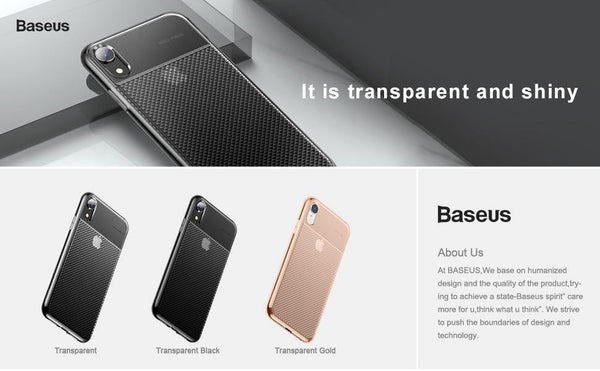 Planet Gates Baseus Crystal Soft Silicone Case For iPhone XR Ultra Thin TPU Back Cover For iPhone XR 6.1 2018 Phone Cases