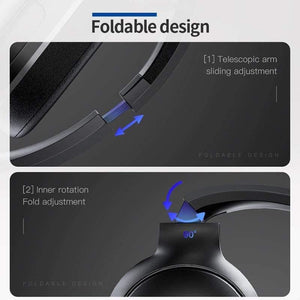 Baseus D02 Bluetooth Headphone Foldable bluetooth headset Wireless headphones Portable Bluetooth Earphone with Mic for Phone