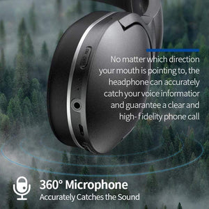 Baseus D02 Bluetooth Headphone Foldable bluetooth headset Wireless headphones Portable Bluetooth Earphone with Mic for Phone