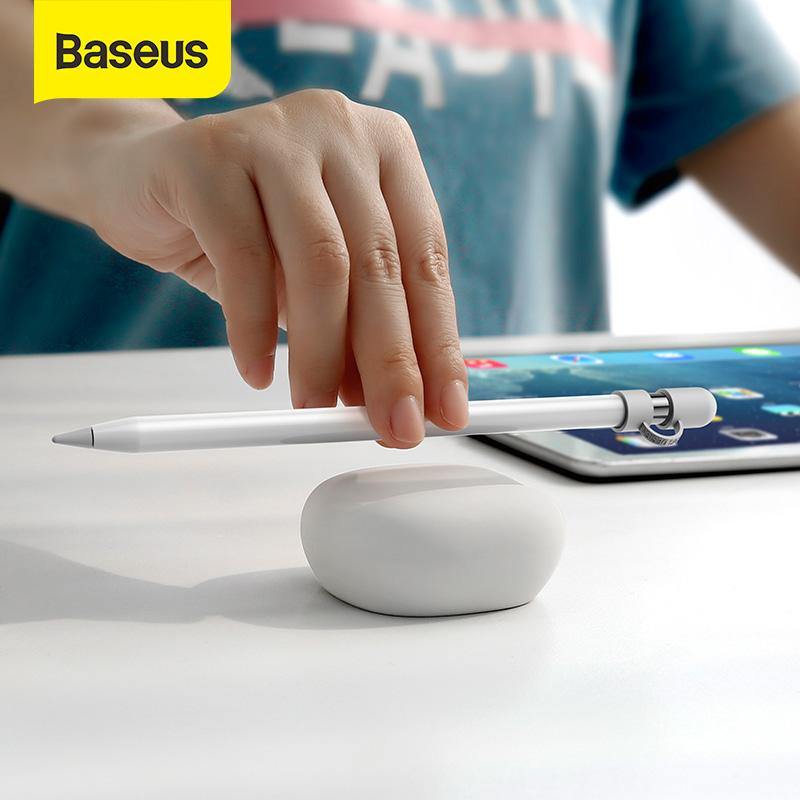 Baseus Desktop Habitat For Apple Pencil Magic Wand Soft Silicone Case Anti-Lost Protective Holder For iPad Pro Pencil Touch Pen