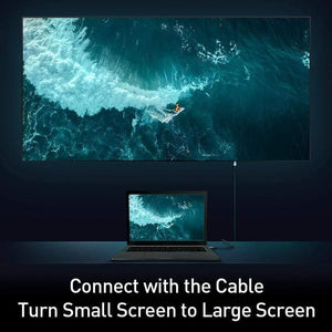 Baseus Displayport to HDMI Cable 4K 60Hz DP to HDMI Cable For Laptop Projector TV Display Port HDMI Cable