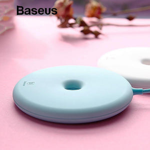 Planet Gates Baseus Donut Wireless Charger For iPhone X 8 Samsung Note8 S8 S9 S9+ S7 15W Wireless Qi Quick Charging Charger For Mobile Phone