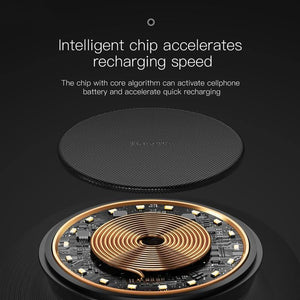 Planet Gates Baseus E50 24W Bluetooth Speaker With Wireless Charger function Qi wireless charger speaker for iPhone X Samsung Xiaomi Huawei