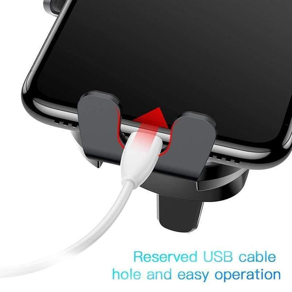 Baseus Electric Car Phone Holder For iPhone 11 Samsung Air Vent Mount Intelligent Touch Sensor Mobile Phone Holder Stand