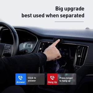 Baseus FM Transmitter Car Bluetooth 5.0 FM Radio Modulator Car Kit 3.1A USB Car Charger Handsfree Wireless Aux Audio MP3 Player (Black)