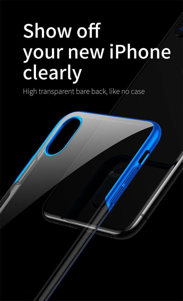 Planet Gates Baseus For iPhone X Xs Case Luxury Plating Hard Plastic Phone Case For iPhone Xs XR XS Max 2018 Cases Thin Back Cover Coque