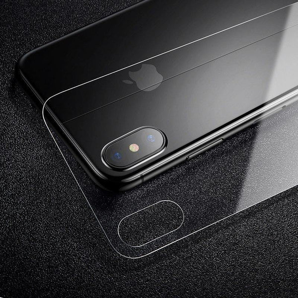 Planet Gates Baseus Front Glass + Back Film Screen Protector For iPhone X Tempered Glass 0.3mm Ultra Thin 100% Pure Glass Protective Film 9H
