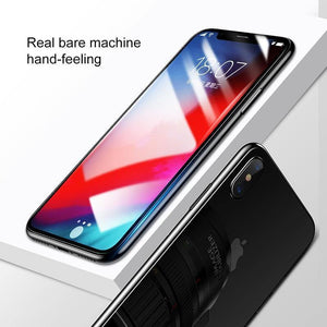 Planet Gates Baseus Front Glass + Back Tempered Glass For iPhone Xs Xs Max XR 2018 Protective Glass Screen Protector For iPhone Xs Xs Max