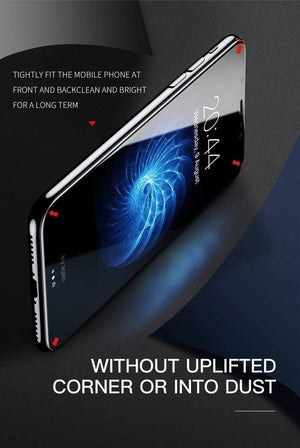 Planet Gates Baseus Front Glass + Back Tempered Glass For iPhone Xs Xs Max XR 2018 Protective Glass Screen Protector For iPhone Xs Xs Max