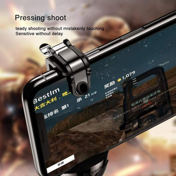 Baseus Gamepad For PUBG IOS Android Joystick Joypad L1 R1 Mobile Phone Game Pad Shooter Controller Trigger Fire Button Handle