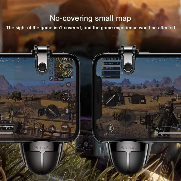 Baseus Gamepad For PUBG IOS Android Joystick Joypad L1 R1 Mobile Phone Game Pad Shooter Controller Trigger Fire Button Handle