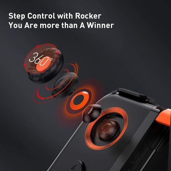 Baseus GAMO Wireless Joystick Gamepad For PUBG Game Controller Bluetooth Joystick For IOS Android Mobile Phone Game Pad (Black)